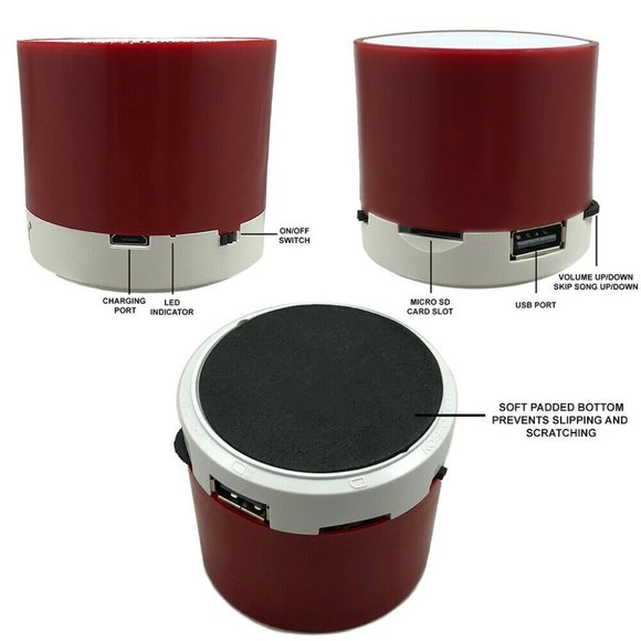 Mini Portable Bluetooth Wireless Stereo Speaker For Smartphone Tablet - Picture 2 of 7